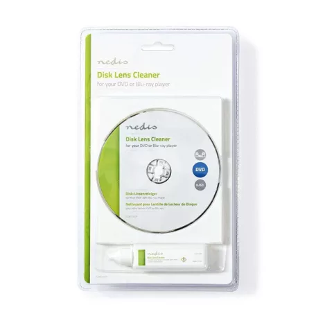 Nedis CLDK110TP cd/dvd/blu-ray tisztító készlet tisztító folyadékkal