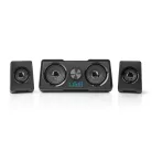 Nedis GSPR21022BK gamer hangszóró készlet, csatornák: 2.2, USB tápellátás, 3,5 mm jack, 48 W, LED, hangerőszabályozó