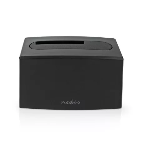 Nedis HDDUSB3210BK HDD / SSD dokkoló, USB 3.2 Gen1, USB Type-A, 2 fiókos,  2,5 / 3,5", USB 3.2 Gen1