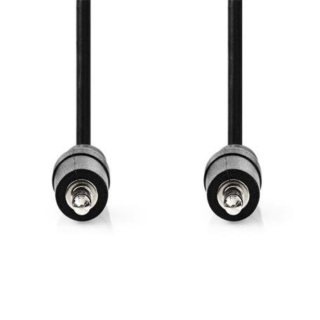 Nedis CAGL22000BK05 audio kábel, 3.5 mm sztereo jack dugó - 3.5 mm sztereo jack dugó, 0.50 m