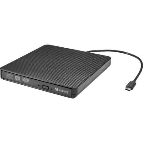 SANDBERG Külső meghajtó, USB-C/A DVD Drive