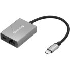 SANDBERG USB-adapter, USB-C Gigabit Adapter PD100W