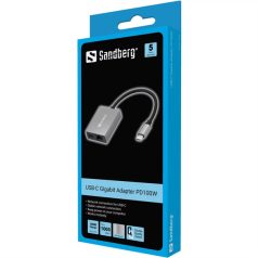 SANDBERG USB-adapter, USB-C Gigabit Adapter PD100W
