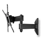 Nedis TVWM31BK 10 - 32 "  LCD TV / monitor fali tartó konzol, dönthető, forgatható, faltáv: 68 -370mm, 30kg