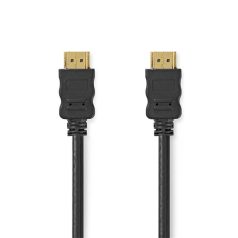   Nedis CVGL34060BK100 ultra HD HDMI kábel, HDMI dugó - dugó, 4K@60Hz, ARC, 18 Gbps, aranyozott csatlakozók, hossz 10m