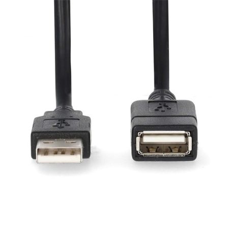Nedis CCGL60010BK30 USB hosszabító / toldó kábel, USB 2.0 | USB-A dugó  USB-A hüvely  480 Mbps, 3m
