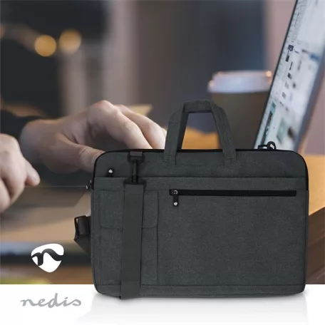 Nedis NBBG17150BK notebook / laptop táska 17 - 18" | Hordóöv | 8 rekesz | 30 mm | 320 mm | 460 mm