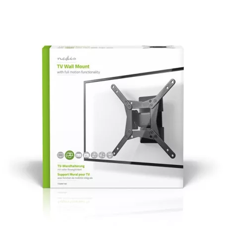 Nedis TVWM11BK LCD TV / monitor fali tartó konzol, 10 - 32 ", max. teherbírás: 30 kg, dönthető, forgatható