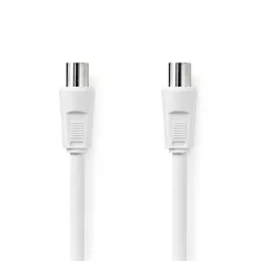   Nedis CSGL40000WT15 koax kábel, dugó - aljzat, 90 dB, 75 Ohm Dupla árnyékolás, 1,5m