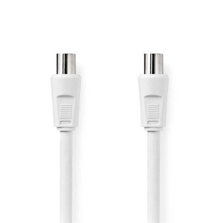 Nedis CSGL40000WT15 koax kábel, IEC (koaxiális) dugó IEC (koaxiális) hüvely Nikkelezett 90 dB 75 Ohm Dupla árny. 150m