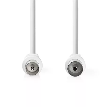 Nedis CSGL40000WT15 koax kábel, dugó - aljzat, 90 dB, 75 Ohm Dupla árnyékolás, 1,5m