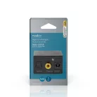 Nedis ACON2510BK digital - analóg konverter, digitális koax RCA bemenet - 2x RCA kimenet