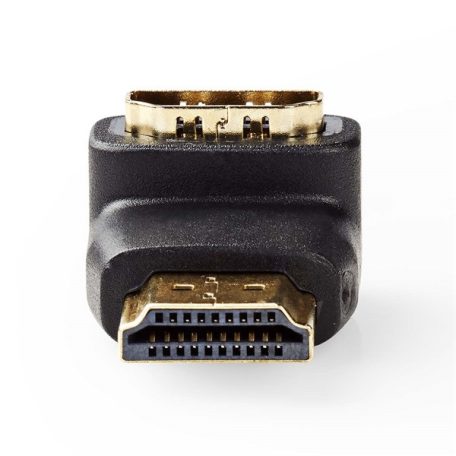 Nedis CVGB34901BK HDMI adapter, HDMI csatl HDMI kimen. aranyozott 90°-os, F/M-90