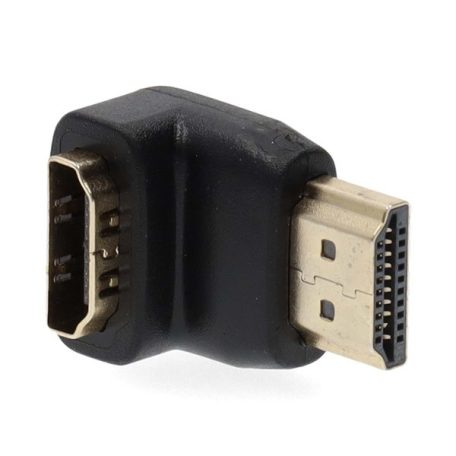 Nedis CVGB34901BK HDMI átalakító adapter, aranyozott 90°-os, pipa