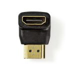Nedis CVGB34901BK HDMI átalakító adapter, aranyozott 90°-os, pipa
