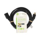 Nedis ultra HD HDMI hosszabbító (toldó) kábel CVGL34096BK30, HDMI dugó - aljzat, 4K@60Hz, ARC, 10,2 Gbps, 3 m