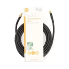 Nedis CSGL02400BK50 SMA kábel apa | anya, aranyozott, 50 Ohm, kettős árnyékolású, 5 m