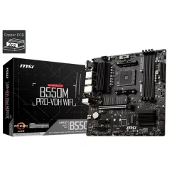 MSI Alaplap AM4 B550M PRO-VDH WIFI AMD B550M, mATX
