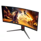 AOC Ívelt Gaming 180Hz Fast VA monitor 34" CU34G4, 3440x1440, 21:9, 300 cd/m2, 0.5 ms, HDMIx2/DisplayPort