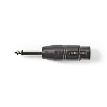 Nedis COTP15940BK 6,35 Jack dugó - 3P XLR aljzat adapter