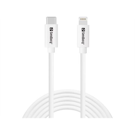 SANDBERG Töltőkábel, USB-C PD to Lightning FMI 2m