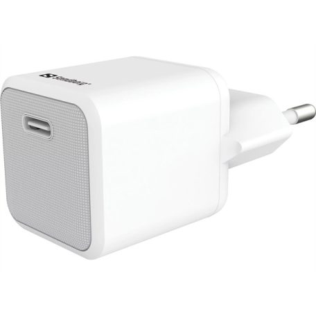 SANDBERG Hálózati töltő, USB-C 20W Charger+USB C - C1m
