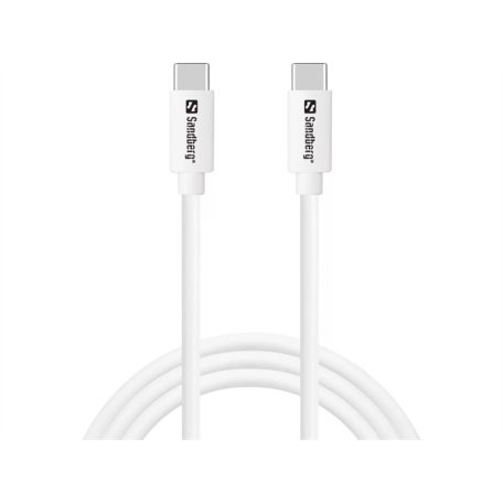 SANDBERG Hálózati töltő, USB-C 20W Charger+USB C - C1m