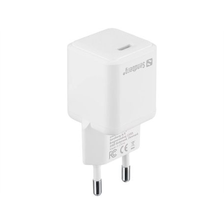 SANDBERG Hálózati töltő, USB-C AC Charger PD 20W Saver
