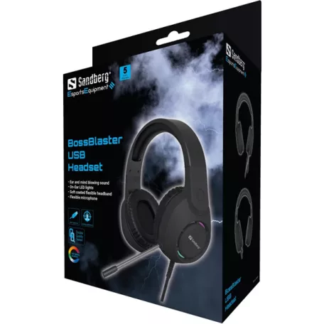 SANDBERG Headset, BossBlaster USB Headset