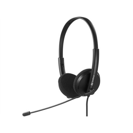 SANDBERG Headset mikrofonnal, USB-C Office Headset