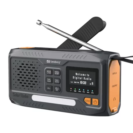 SANDBERG Rádió, Survivor DAB radio All-in-1 4500
