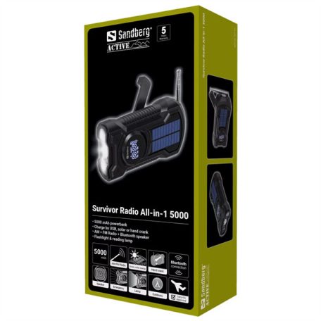 SANDBERG Rádió, Survivor Radio All-in-1 5000