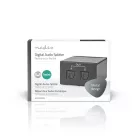 Nedis ASPL2512BK digitális audio splitter, TosLink be - 2x TosLink kimenet