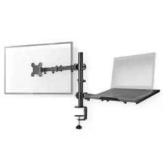   Nedis MMSISNB110BK asztali monitor tartó konzol és laptop állvány | 15-32" | 75x75 / 100x100