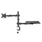 Nedis MMSISNB110BK asztali monitor tartó konzol és laptop állvány | 15-32" | 75x75 / 100x100