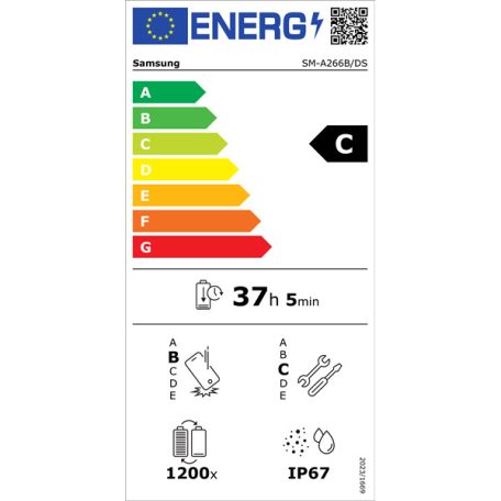 SAMSUNG Okostelefon Galaxy A26 (5G), 128GB, Fehér