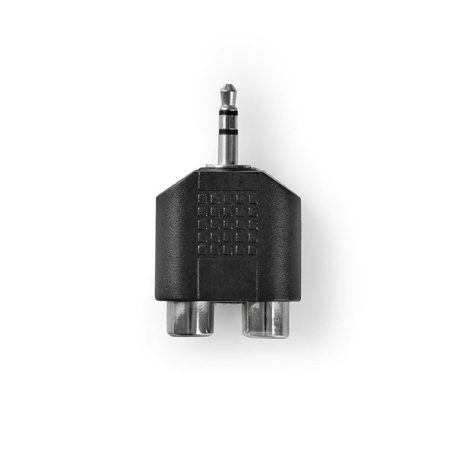 Nedis CAGB22940BK 3,5mm sztereo jack dugó - 2x RCA aljzat