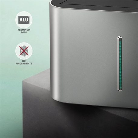 AXAGON ADSA-DC dual SATA 2.5"/3.5" SSD/HDD CLONE dokkoló, USB-C, 5 Gbps