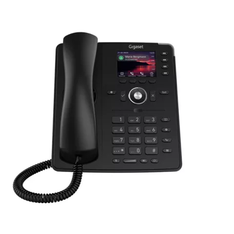 GIGASET P710 IP PRO IP asztali telefon, színes TFT kijelző, 4 funckiós LED billentyűk, HD hang, POE képes