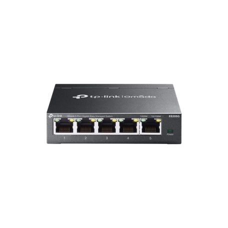 TP-LINK Switch 5x1000Mbps Fémházas Easy Smart (Omada), ES205G