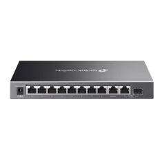  TP-LINK Switch 9x1000Mbps (8xPOE+) +1xGigabit SFP kombó Fémházas Easy Smart (Omada), ES210GMP