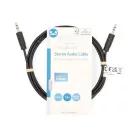 Nedis CAGL22000BK15 sztereo audio kábel, 3,5 mm jack dugó - 3,5 mm jack dugó, 1,5 m