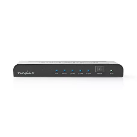 Nedis VSPL3474AT HDMI splitter, 1 x HDMI be - 4 x HDMI ki, 4K@60Hz