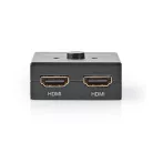 Nedis VSWI3482AT HDMI kapcsoló, 2x HDMI bemenet | 1x HDMI kimenet