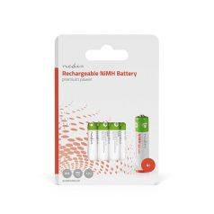 Nedis BANM9HR034B, AAA akku csomag 1,2V 950mAh, 4db/csomag