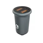 COLORWAY Autós töltő, CW-CHA036Q-GR 2USB Quick Charge 3.0 (36W) szürke