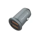 COLORWAY Autós töltő, CW-CHA036Q-GR 2USB Quick Charge 3.0 (36W) szürke