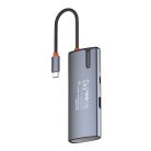 COLORWAY USB-elosztó (dokkolóállomás) CW-HUB01, ColorWay USB-C 5-b-1 Type C PD 100W/USB3.0x3/HDMI 4K