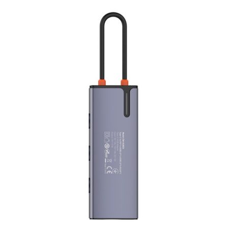 COLORWAY USB-elosztó (dokkolóállomás) CW-HUB03, USB-C 6-B-1 Type C PD 100W/USB3.0x3/USB2.0/RJ45