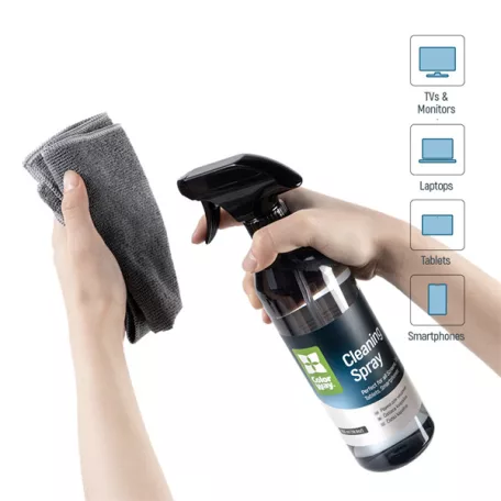 COLORWAY Tisztítószer készlet CW-5500, nagyméretű elektronikai készlet (550 ml és 2 mikroszálas)